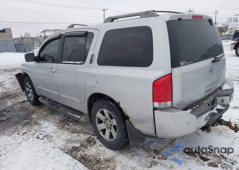 2004 Nissan Pathfinder Armada Le из США, поврежденный, VIN 5N1AA08B44N738623